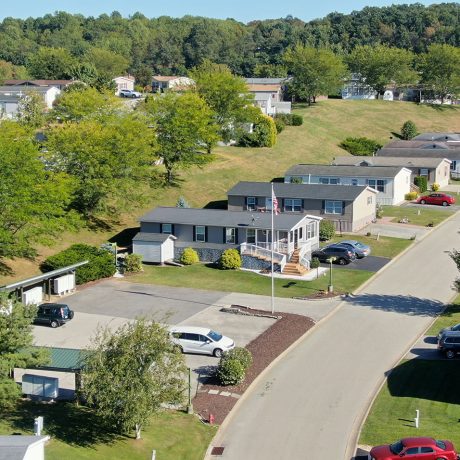 aerial view of Eagle View MHC